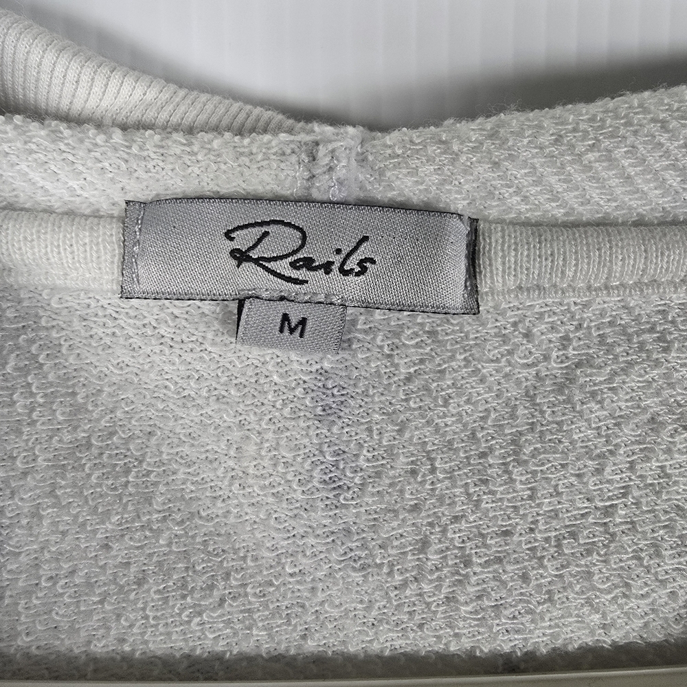 Rails Murray Hoodie Cloud Tie Dye Size Medium Womens Sweatshirt Blue White - Picture 8 of 15